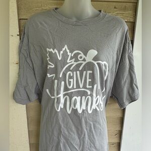 Gildan X-Large Tshirt, light gray. Personally made.